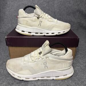 On Cloudnova All White Athletic Sneaker Running Shoes Women Size 9.5 US 26.99115
